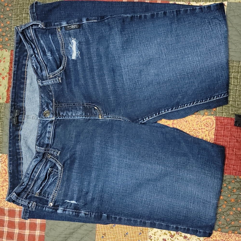 Silver jeans
